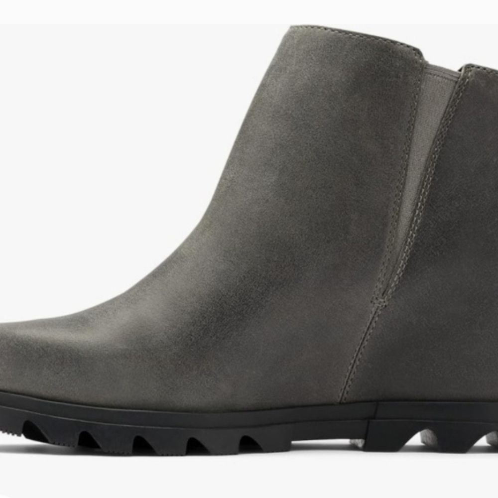 Sorel Women’s Joan Of Arctic Quarry Wedge lll Zip Boot Size 8.5 - Picture 3 of 8